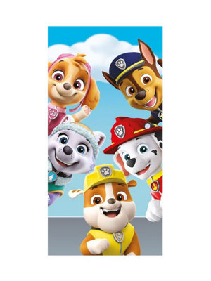 B&Q Paw Patrol Characters 100% Cotton Towel Large