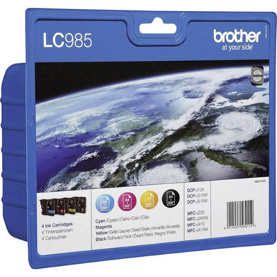 B&Q -  Lc-985Bk/lc-985C/lc-985M/lc-985Y Inkjet CartridgesBlack/cyan/magenta/yellowMulti-PackStandard YieldIncludes 4 X