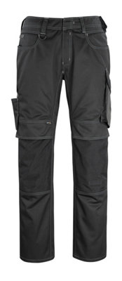 Mascot Unique Erlangen TrousersBlack/dark Anthracite   (44.5) (Leg LengthRegular) from B&Q