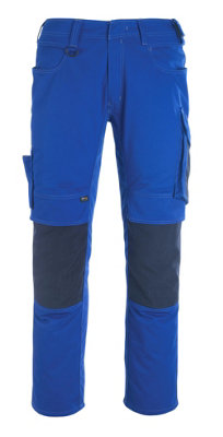 Mascot Unique Erlangen TrousersRoyal/dark Navy Blue   (32.5) (Leg LengthLong) from B&Q