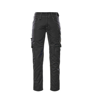 Mascot Unique Oldenburg TrousersBlack/dark Anthracite   (27) (Leg LengthRegular) from B&Q