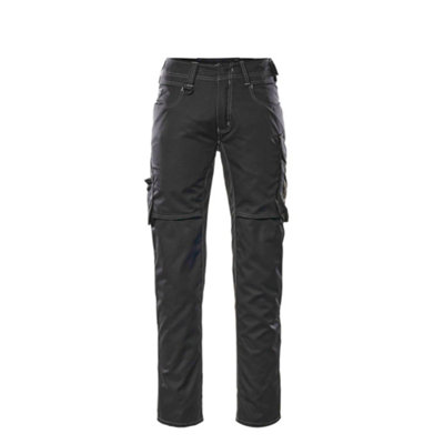 Mascot Unique Oldenburg TrousersBlack/dark Anthracite   (30.5) (Leg LengthRegular) from B&Q