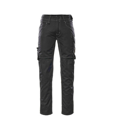 Mascot Unique Oldenburg TrousersBlack/dark Anthracite   (46.5) (Leg LengthRegular) from B&Q