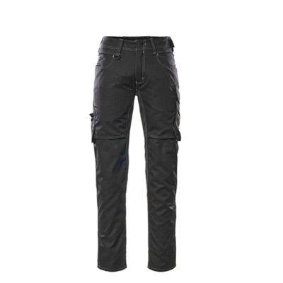 Mascot Unique Oldenburg TrousersBlack/dark Anthracite   (36.5) (Leg LengthLong) from B&Q