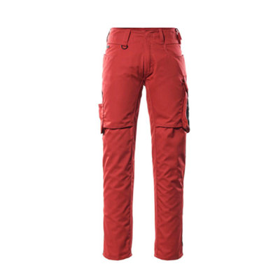 Mascot Unique Oldenburg TrousersRed/black   (42.5) (Leg LengthRegular) from B&Q