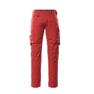 Mascot Unique Oldenburg TrousersRed/black   (32.5) (Leg LengthLong) from B&Q
