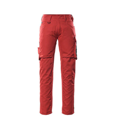 Mascot Unique Oldenburg TrousersRed/black   (34.5) (Leg LengthLong) from B&Q