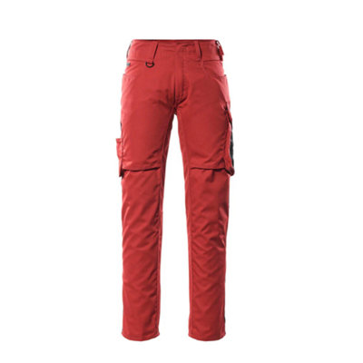 Mascot Unique Oldenburg TrousersRed/black   (46.5) (Leg LengthLong) from B&Q