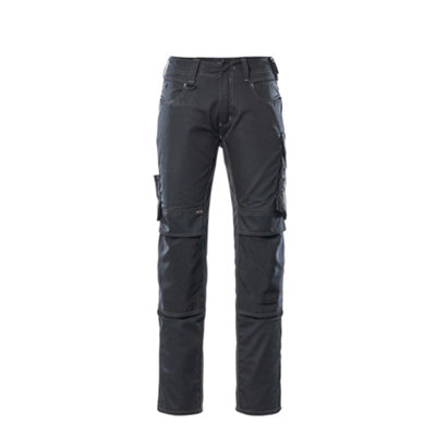 Mascot Unique Mannheim TrousersBlack/dark Anthracite   (30.5) (Leg LengthShort) from B&Q