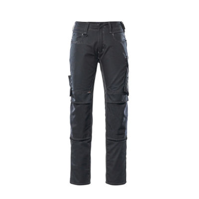 Mascot Unique Mannheim TrousersBlack/dark Anthracite   (32.5) (Leg LengthShort) from B&Q