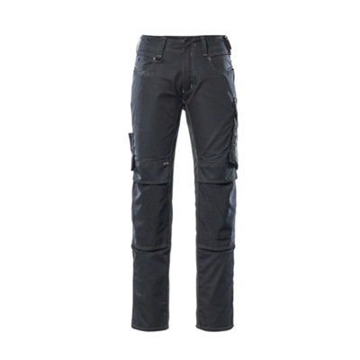 Mascot Unique Mannheim TrousersBlack/dark Anthracite   (40.5) (Leg LengthShort) from B&Q