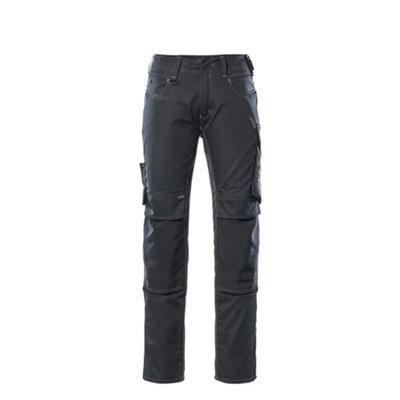 Mascot Unique Mannheim TrousersBlack/dark Anthracite   (27) (Leg LengthRegular) from B&Q