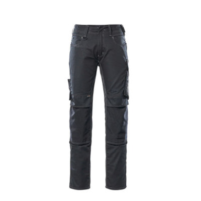 Mascot Unique Mannheim TrousersBlack/dark Anthracite   (28.5) (Leg LengthRegular) from B&Q
