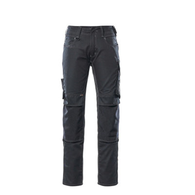 Mascot Unique Mannheim TrousersBlack/dark Anthracite   (36.5) (Leg LengthRegular) from B&Q