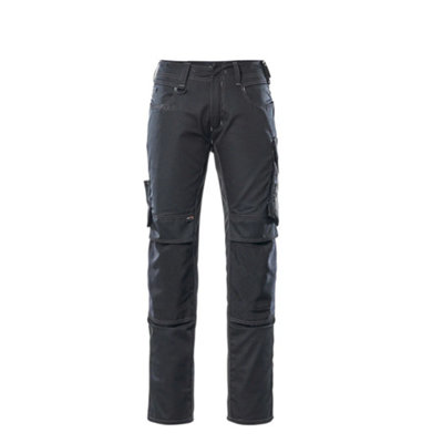Mascot Unique Mannheim TrousersBlack/dark Anthracite   (46.5) (Leg LengthRegular) from B&Q