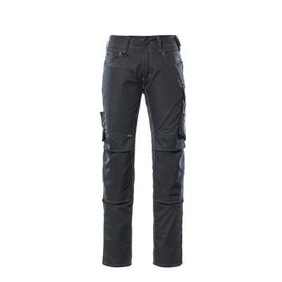 Mascot Unique Mannheim TrousersBlack/dark Anthracite   (48.5) (Leg LengthRegular) from B&Q