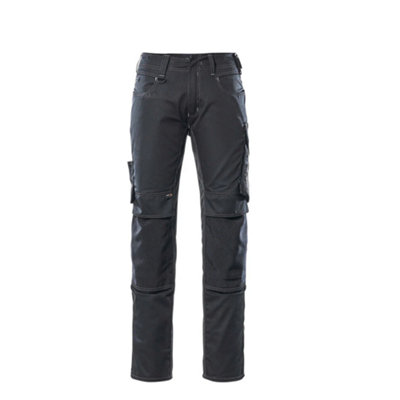 Mascot Unique Mannheim TrousersBlack/dark Anthracite   (50.5) (Leg LengthRegular) from B&Q