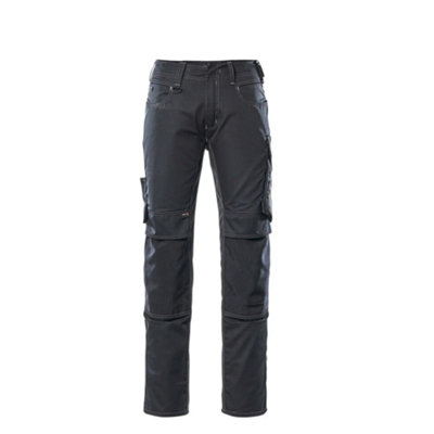 Mascot Unique Mannheim TrousersBlack/dark Anthracite   (30.5) (Leg LengthLong) from B&Q