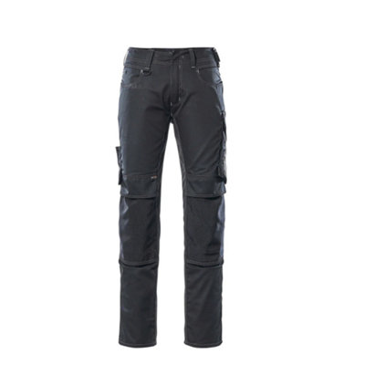Mascot Unique Mannheim TrousersBlack/dark Anthracite   (32.5) (Leg LengthLong) from B&Q