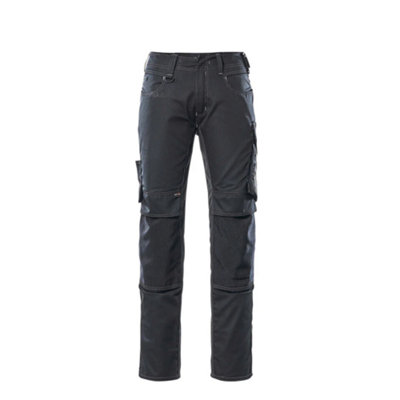 Mascot Unique Mannheim TrousersBlack/dark Anthracite   (34.5) (Leg LengthLong) from B&Q