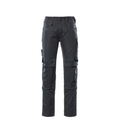 Mascot Unique Mannheim TrousersBlack/dark Anthracite   (38.5) (Leg LengthLong) from B&Q