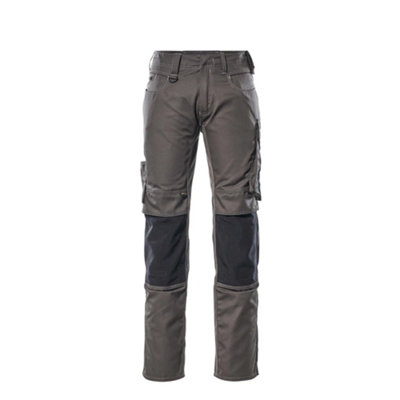 Mascot Unique Mannheim TrousersDark Anthracite/black   (36.5) (Leg LengthShort) from B&Q