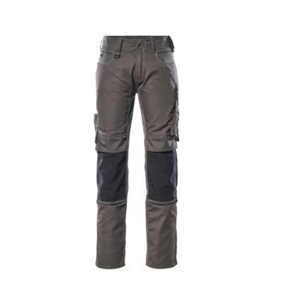 Mascot Unique Mannheim TrousersDark Anthracite/black   (27) (Leg LengthRegular) from B&Q