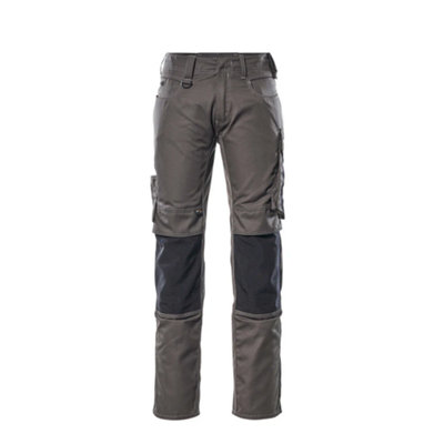 Mascot Unique Mannheim TrousersDark Anthracite/black   (46.5) (Leg LengthRegular) from B&Q