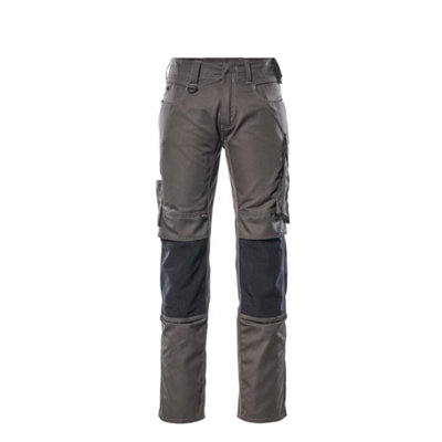 Mascot Unique Mannheim TrousersDark Anthracite/black   (52.5) (Leg LengthRegular) from B&Q