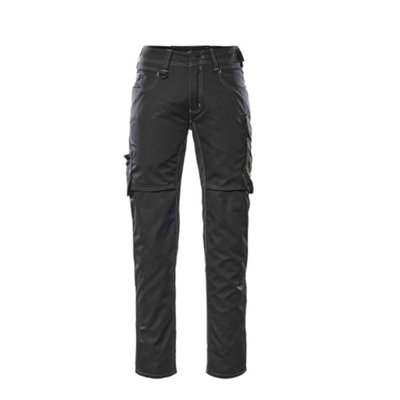 Mascot Unique Oldenburg TrousersBlack/dark Anthracite   (31.5) (Leg LengthRegular) from B&Q