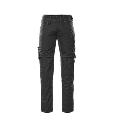 Mascot Unique Oldenburg TrousersBlack/dark Anthracite   (35.5) (Leg LengthLong) from B&Q