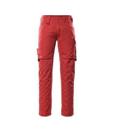Mascot Unique Oldenburg TrousersRed/black   (31.5) (Leg LengthLong) from B&Q