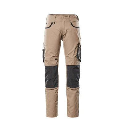 Mascot Unique Lemberg TrousersLight Khaki/black   (36.5) (Leg LengthRegular) from B&Q