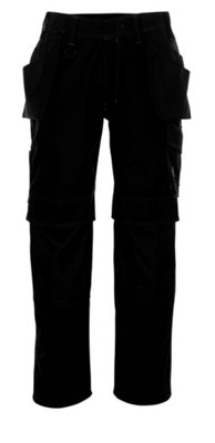Mascot Industry Springfield Craftsmen's TrousersBlack (Black)  (32.5) (Leg LengthShort) from B&Q