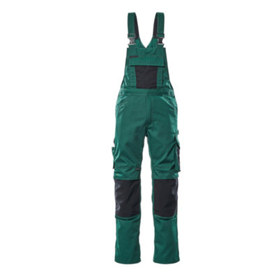 Mascot Unique Augsburg Bib & BraceGreen/black   (30.5) (Leg LengthShort) from B&Q
