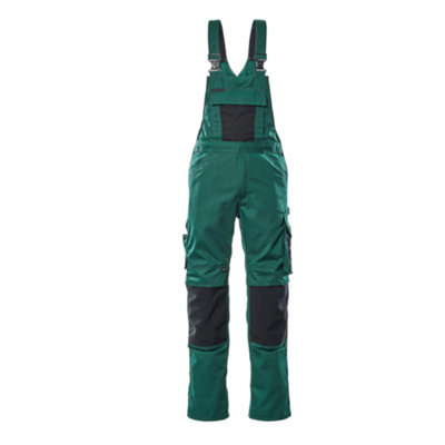 Mascot Unique Augsburg Bib & BraceGreen/black   (36.5) (Leg LengthShort) from B&Q