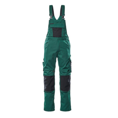 Mascot Unique Augsburg Bib & BraceGreen/black   (30.5) (Leg LengthRegular) from B&Q
