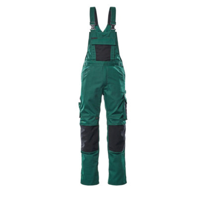 Mascot Unique Augsburg Bib & BraceGreen/black   (40.5) (Leg LengthRegular) from B&Q