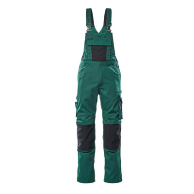 Mascot Unique Augsburg Bib & BraceGreen/black   (42.5) (Leg LengthRegular) from B&Q