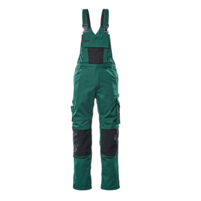 Mascot Unique Augsburg Bib & BraceGreen/black   (46.5) (Leg LengthRegular) from B&Q