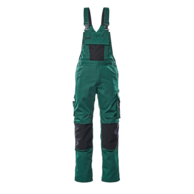Mascot Unique Augsburg Bib & BraceGreen/black   (52.5) (Leg LengthRegular) from B&Q