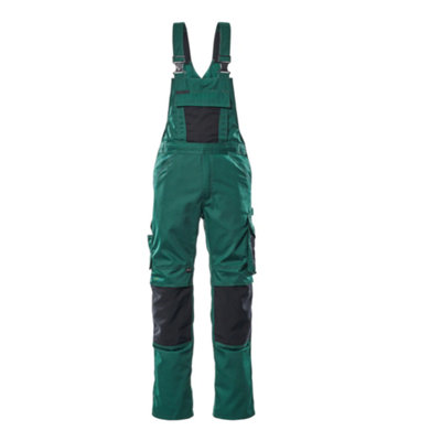 Mascot Unique Augsburg Bib & BraceGreen/black   (30.5) (Leg LengthLong) from B&Q