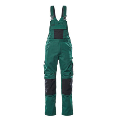 Mascot Unique Augsburg Bib & BraceGreen/black   (40.5) (Leg LengthLong) from B&Q