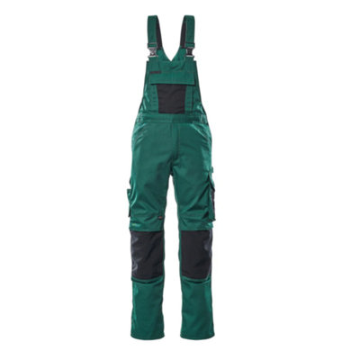 Mascot Unique Augsburg Bib & BraceGreen/black   (42.5) (Leg LengthLong) from B&Q