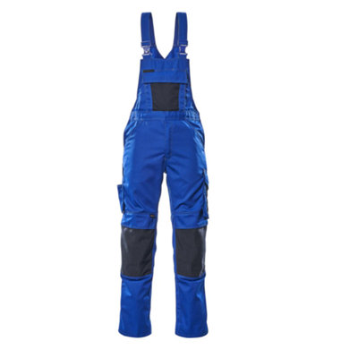 Mascot Unique Augsburg Bib & BraceRoyal/dark Navy Blue   (27) (Leg LengthRegular) from B&Q