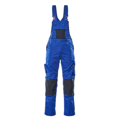 Mascot Unique Augsburg Bib & BraceRoyal/dark Navy Blue   (50.5) (Leg LengthRegular) from B&Q