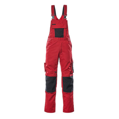 Mascot Unique Augsburg Bib & BraceRed/black   (52.5) (Leg LengthRegular) from B&Q