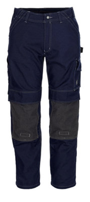 Mascot Hardwear Lerida TrousersNavy (Navy Blue)  (34.5) (Leg LengthShort) from B&Q