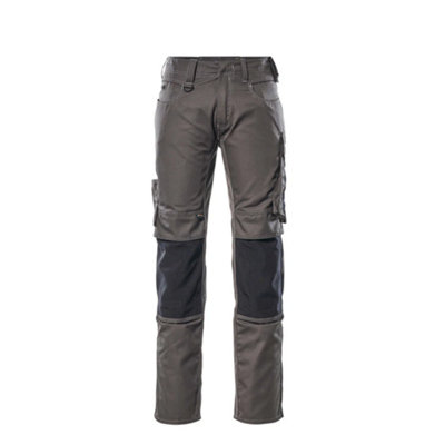 Mascot Unique Mannheim TrousersDark Anthracite/black   (35.5) (Leg LengthRegular) from B&Q
