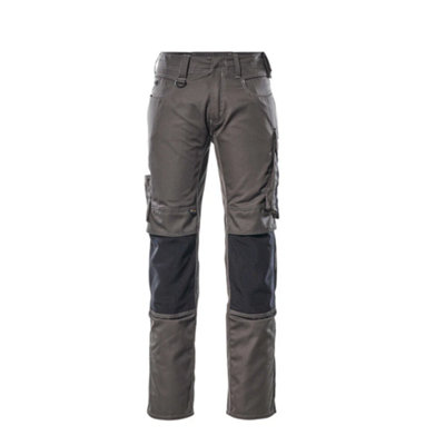 Mascot Unique Mannheim TrousersDark Anthracite/black   (31.5) (Leg LengthLong) from B&Q